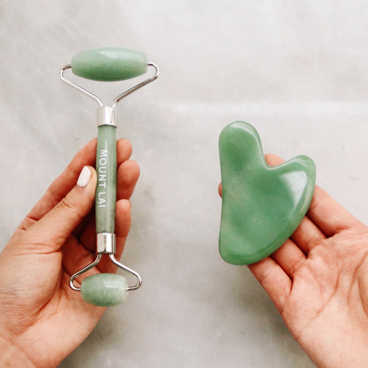 Facial Spa Set in Jade