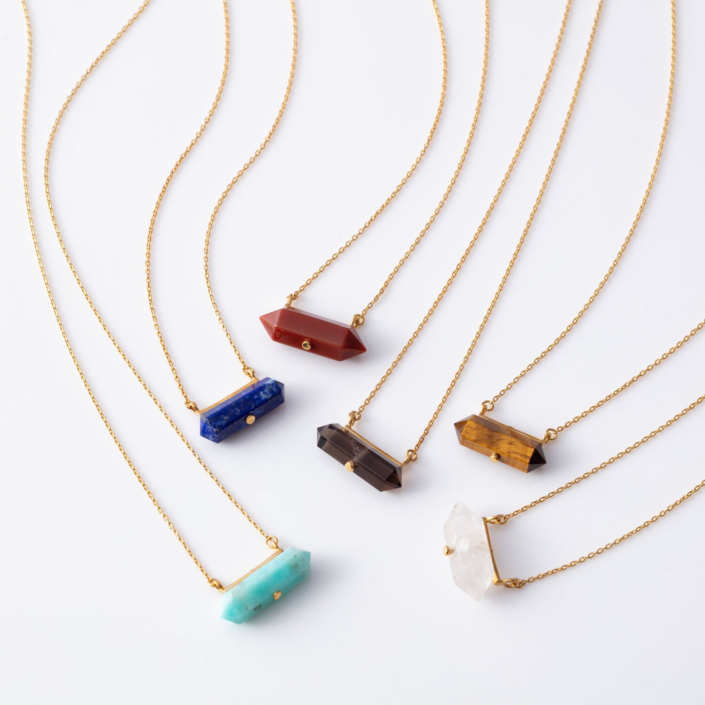 Horizon Necklace - Clear Quartz