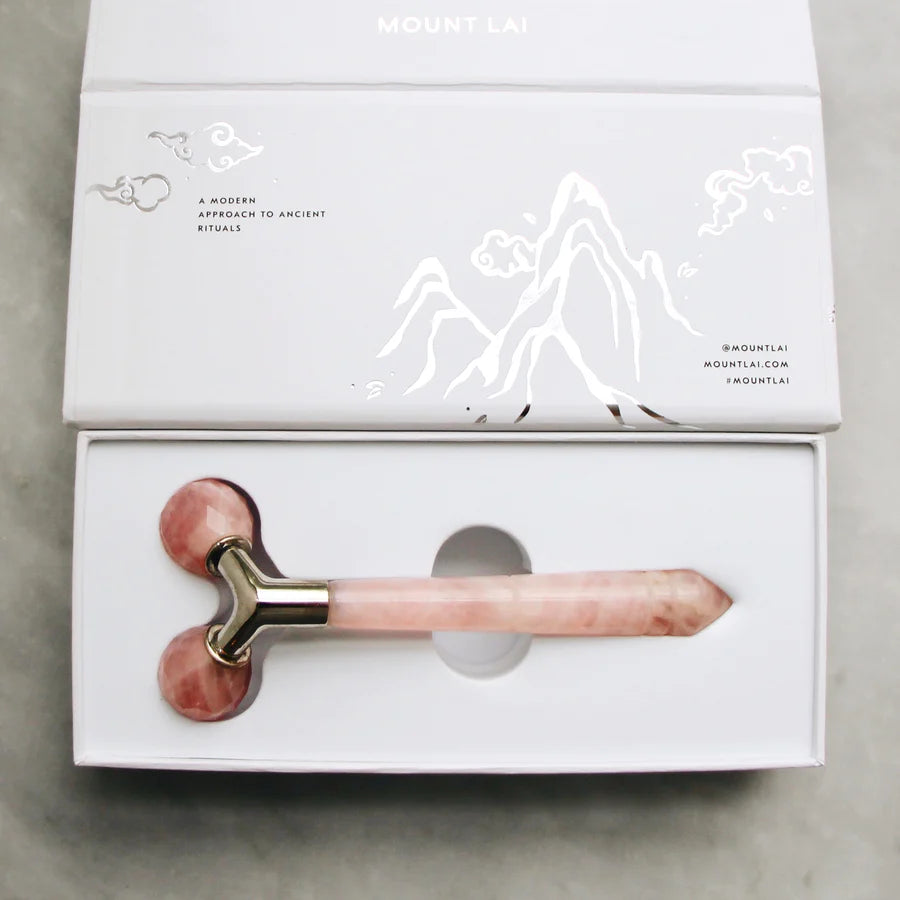 The Rose Quartz Tension Melting Massager for Face & Neck