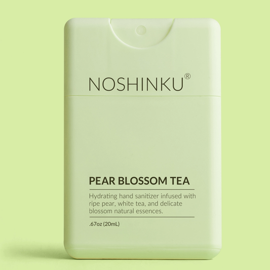 Refillable Pear Blossom Tea Hydrating Pocket Hand Sanitizer