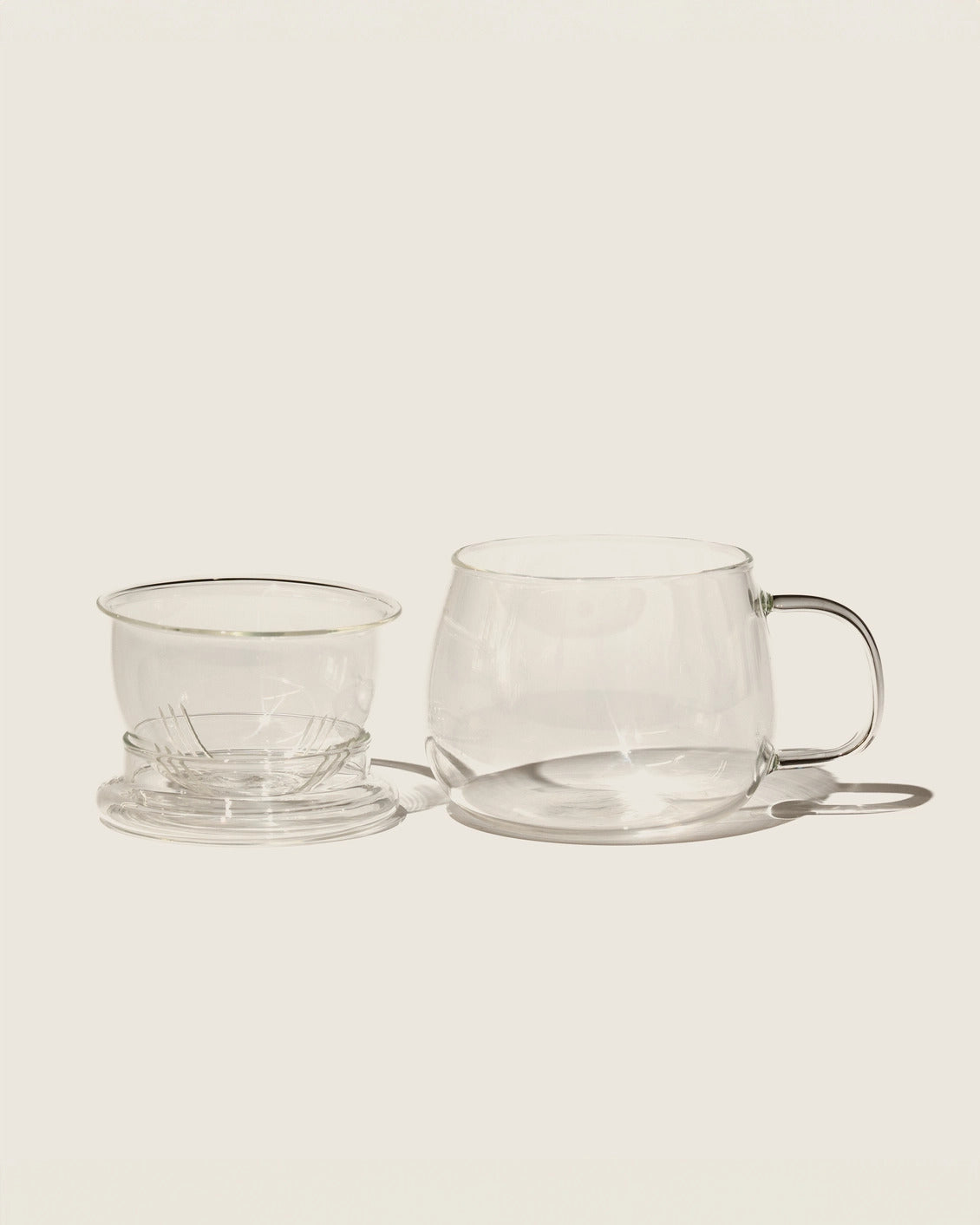 Dewdrop Glass Teacup + Infuser