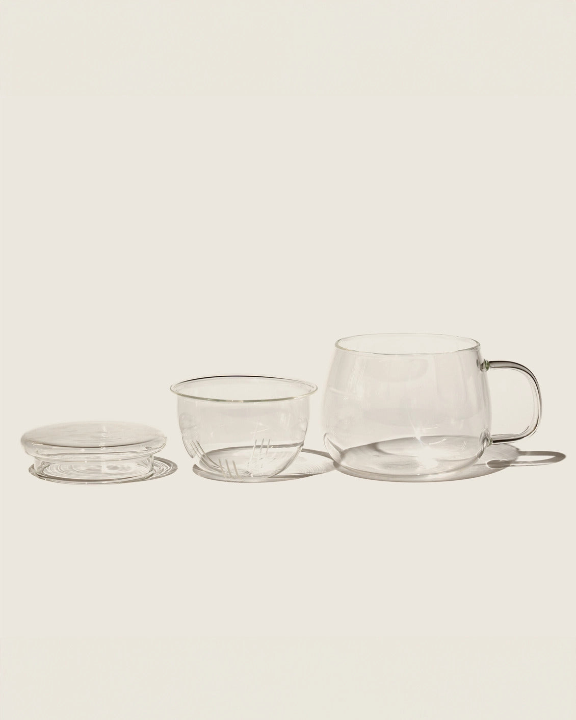 Dewdrop Glass Teacup + Infuser
