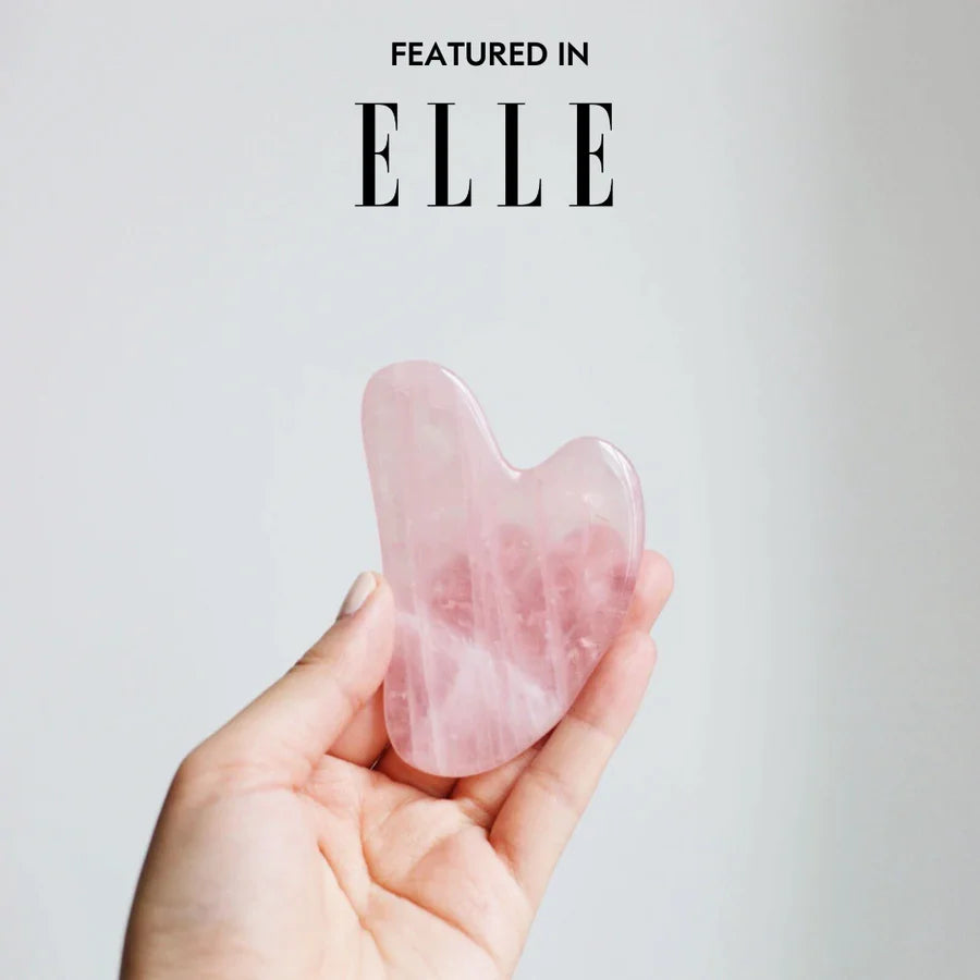 The Rose Quartz Gua Sha Facial Lifting Tool